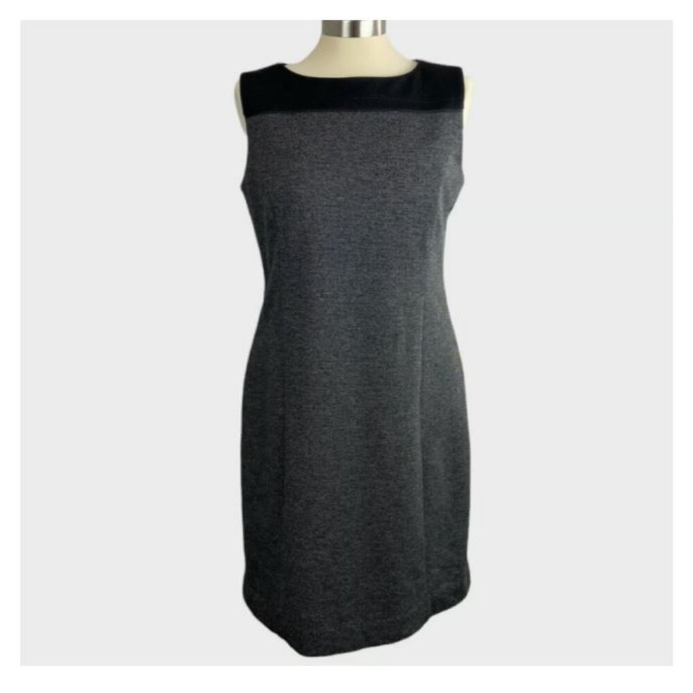 Coldwater Creek Sleeveless Lined Pencil Sheath Knee Length Dress Size XS